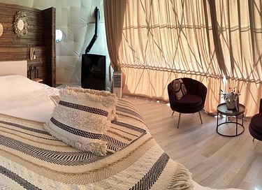 Glamping Dome mit privatem Whirlpool und Aussicht - 14