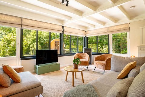Cottage (6p) with barrel sauna in the forest - 4