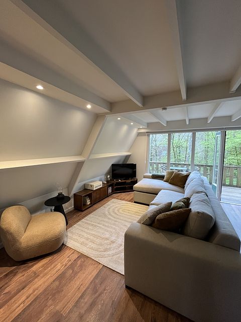 Luxe A-frame huisje in de Ardennen met terras - 3