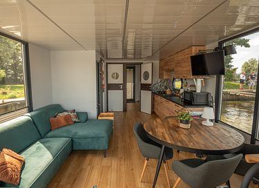 Luxe houseboat met dakterras - 9
