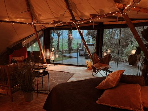 Romantische glamping tent met een hottub - 5