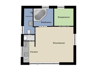 Boshuisje met bedstee en bubbelbad - 10