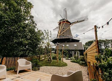 Slapen in molen uit 1851 in Zuid-Holland