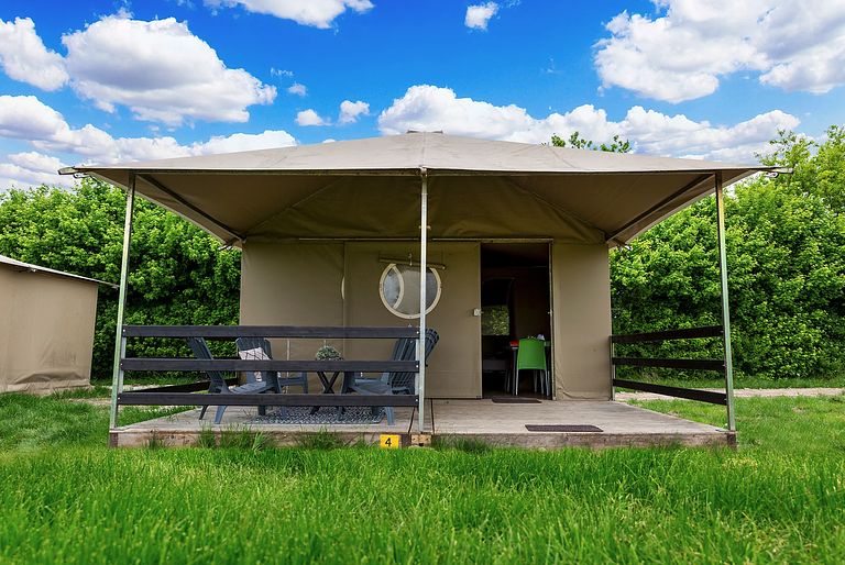 Luxe glamping lodge (4p) op boerencamping - 1