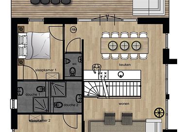 Familiehuis met eigen zwembad en wellness - 35