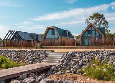 Luxe familiehuis aan het IJsselmeerstrand