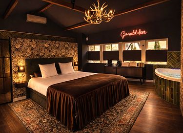 Romantic suite with sauna and hot tub - 3