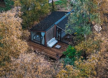 Luxe cabin op de top van een heuvel - 12
