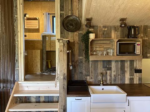 Boomhut Drenthe met groot terras - 5