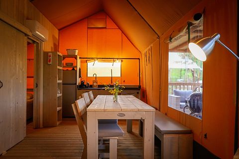 Luxe safaritent met airco voor 6 personen - 4