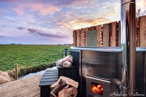 Overnachten in een boutique yurt met hottub - 2