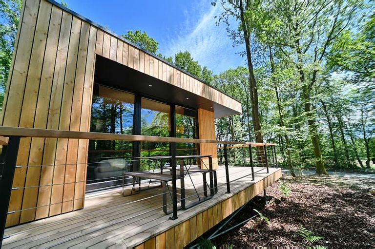 Boslodge met privé sauna  - 1