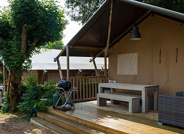 Luxe safaritent met sanitair voor 6 personen - 5
