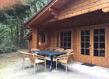 Cabane en rondins robuste (8 personnes) dans la forêt - 2