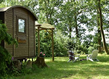 Shepherds hut in Drenthe with an unobstructed view - 4
