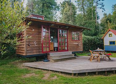 Stoere outdoor lodge in het bos - 2