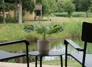 Wikkelhuisje met sauna aan het water - 23