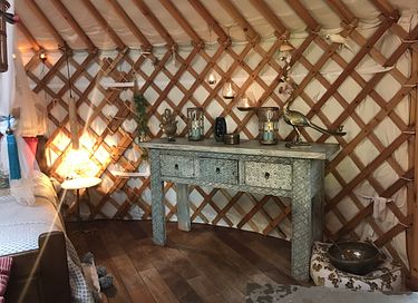 Romantische Yurt met hottub - 4
