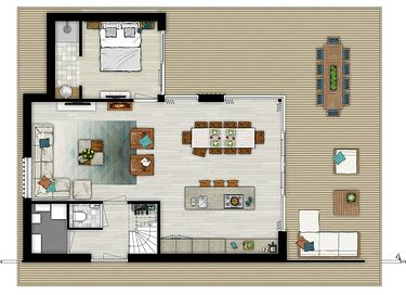 10-persoons vakantiehuis vlakbij het water  - 27