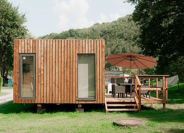 Stilvolle Lodge aus Holz für 4 Personen - 3