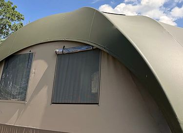 Romantische glamping lodge met privé hottub - 26