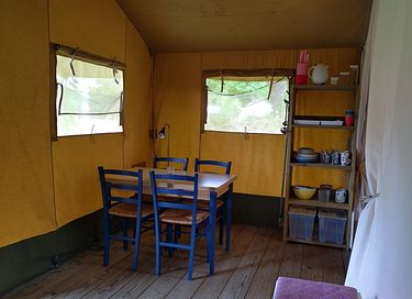Slapen in een luxe safaritent in Drenthe - 7