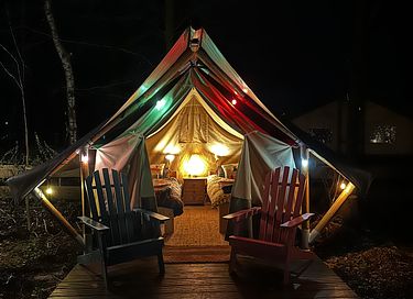 Safaritent op een eco-camping in Groningen - 6