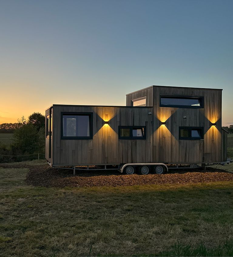 Modern tiny house op het Belgische platteland - 1