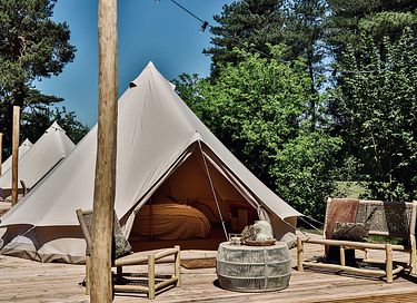 Camping confortable en Campine