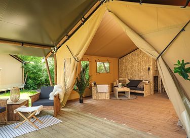 Tente safari de luxe avec grande terrasse à Twente - 6