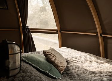 Tente panoramique chauffée avec hottub privé - 7