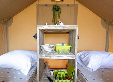 Safari tent for 2 persons at the waterfront - 9