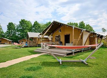 Luxe safaritent op park in Overijssel - 3