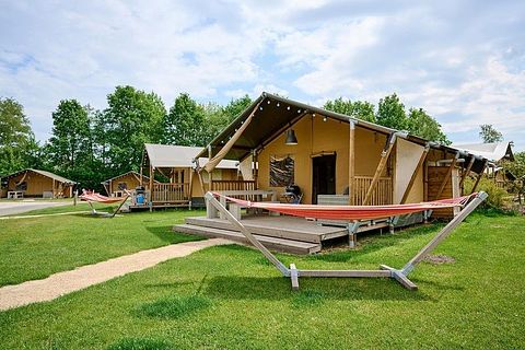 Luxe safaritent op park in Overijssel - 3