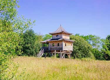Unieke houten tempel met privé hottub - 5