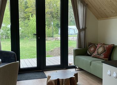 Houten lodge in Friesland met privé wellness - 5