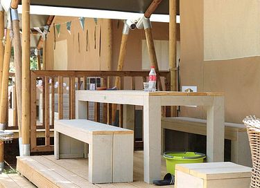 5-persoons glampingtent in Toscane  - 16
