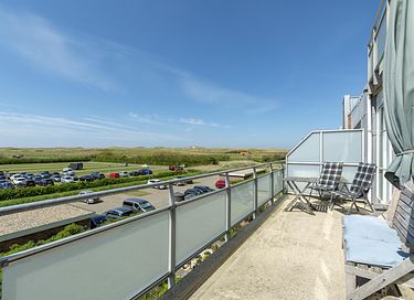 Wohnung mit großem Balkon und Blick auf die Dünen - 16