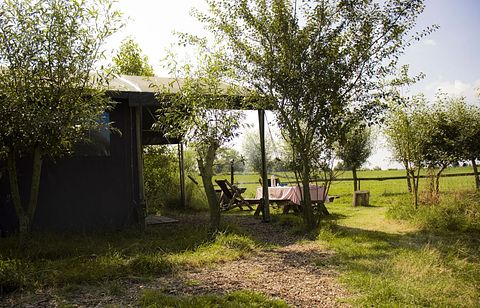Zelt-Häuschen mit Bad auf dem Bauernhof - 2