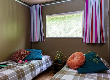 Luxe glamping lodge (4p) op boerencamping - 7