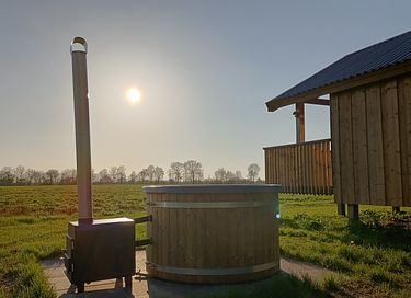 Luxe lodge in het weiland met privé hottub - 19