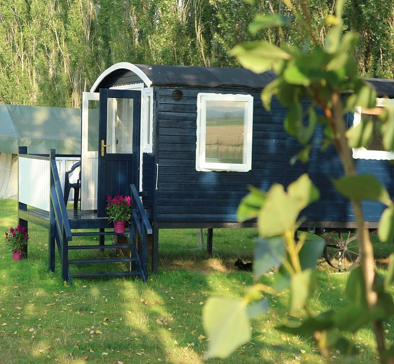 Pipowagen met natuurbad op eigen terrein - 1