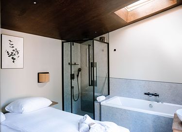 Romantische cabin met wellness - 18