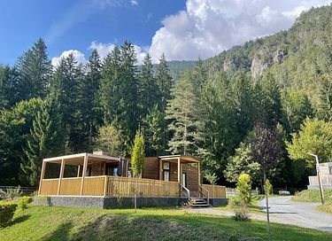 4-persoons tiny house met prachtig uitzicht 