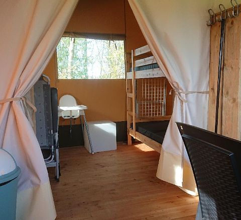 Safaritent op gezellige camping in Drenthe - 5