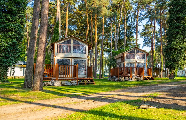 Tente Glamping avec plancher pour 4 personnes - 1