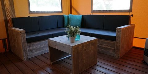 Luxe safaritent voor 6 personen - 4