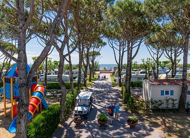 Glamping aan zee vlakbij Venetië in Italië - 13