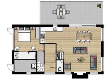 Luxe vakantiehuis met privé sauna (6p) - 12